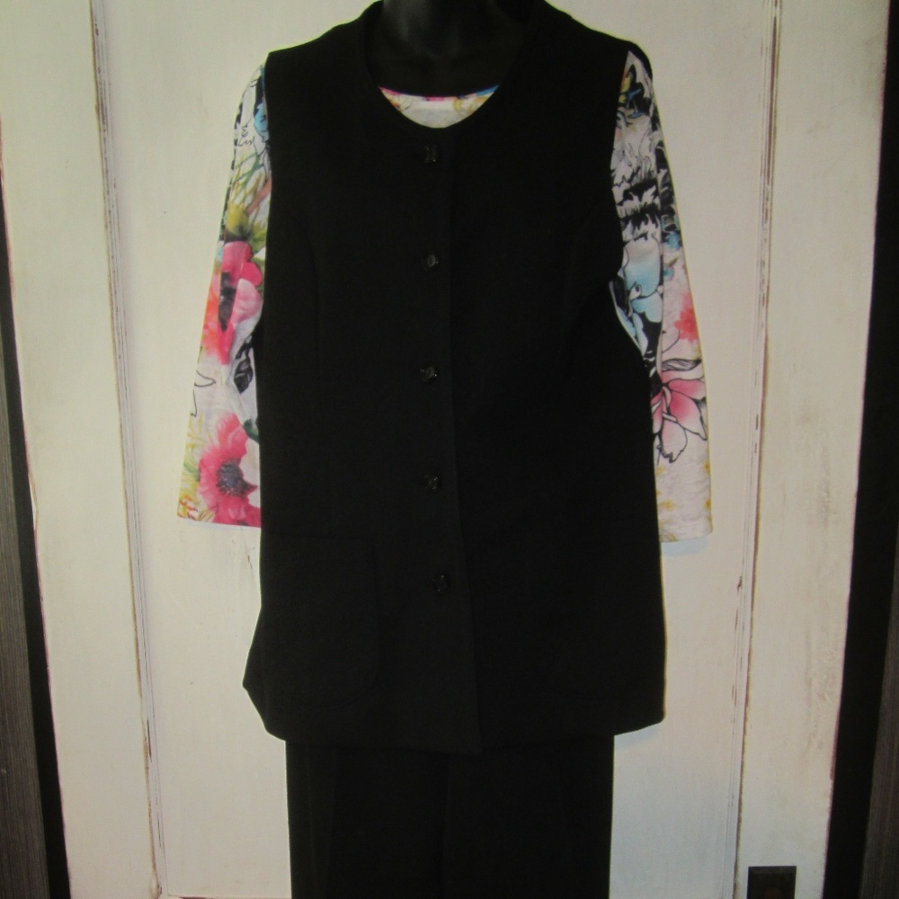 Vintage Focus 1 Pant Suit - Long Vest and Pants